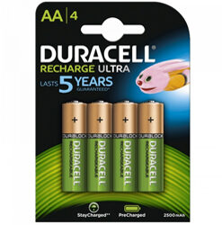 Rechargeable AA Alkaline Battery (HR6): 4 pack