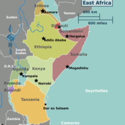 East Africa Map (Interland)
