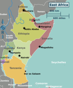 East Africa Map (Interland)