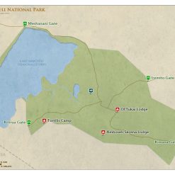 Map of Amboseli National Park