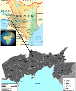 Map of Kisumu County