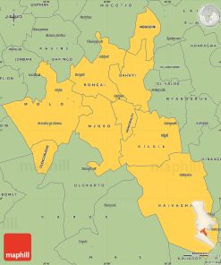 Map of Nakuru County