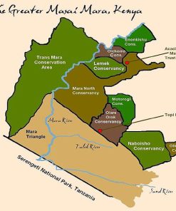 Map of the Maasai Mara (ORD group)