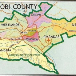 Expanded Map of Nairobi and Suburbs