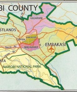 Expanded Map of Nairobi and Suburbs