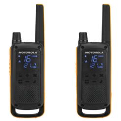 Motorola Talkabout T82 Extreme PMR446 2-Way Walkie Talkie Radio Twin Pack - Yellow / Black