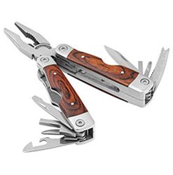 Wooden Handle Stainless Multitool