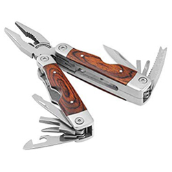 Wooden Handle Stainless Multitool